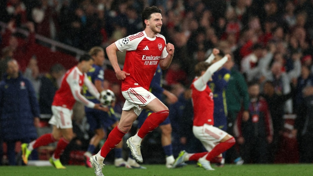 Saka ends Arsenal's 20-year wait to reach Champions League final